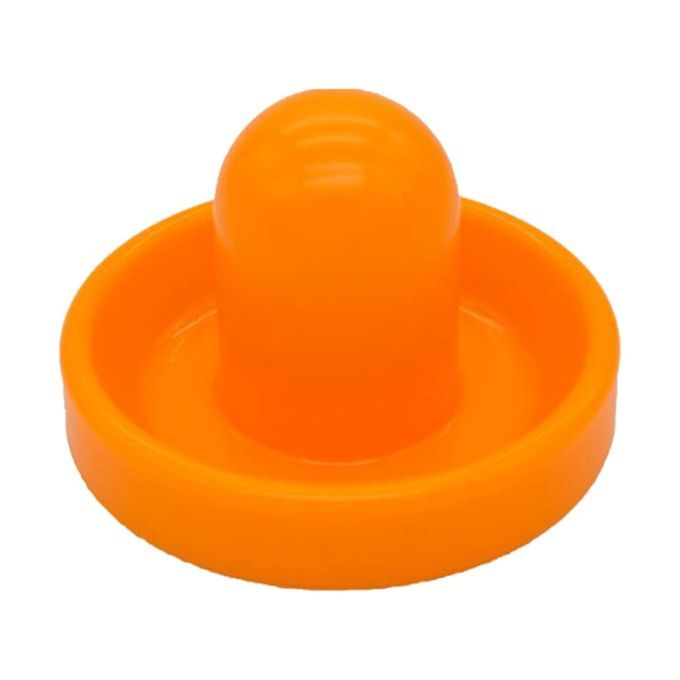 Air Hockey Pusher Goal Handles Felt Striker For Home Table Game Orange