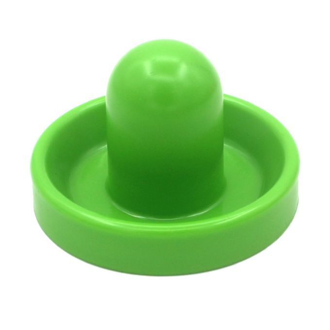 Air Hockey Pusher Goal Handles Felt Striker For Home Table Light Green