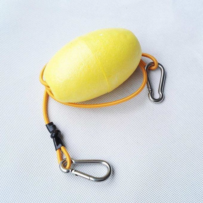 74cm Elastic Kayak Tow Throw Line Floating Accessory Yellow + Yellow