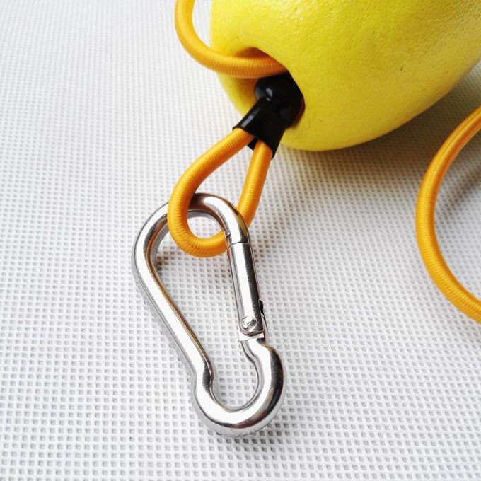 74cm Elastic Kayak Tow Throw Line Floating Accessory Yellow + Yellow