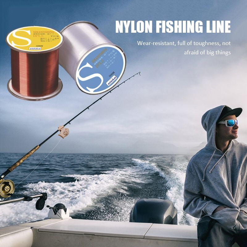 500M Nylon Fishing Line Durable Super Strong Fishing Line River Sea Fishing Line Thre