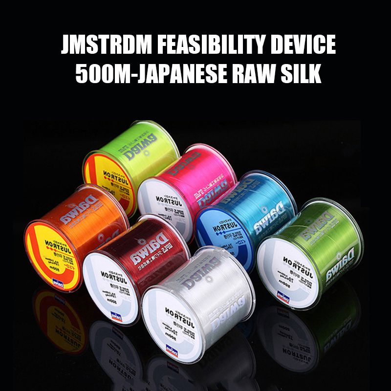 500M Super Strong Fishing Japan Line Fishing Line 7 Colors Braided Fishing Line 2-40L