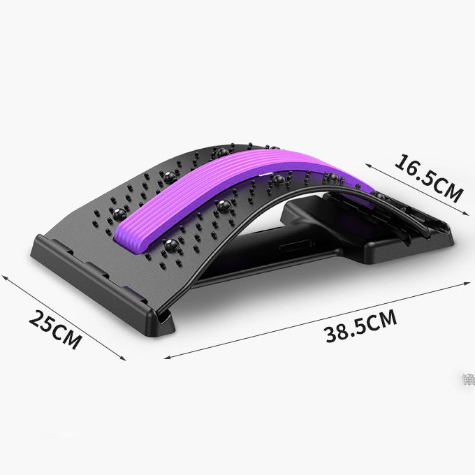 Lumbar Spine Relief Lumbar Stretching Massager-Purple