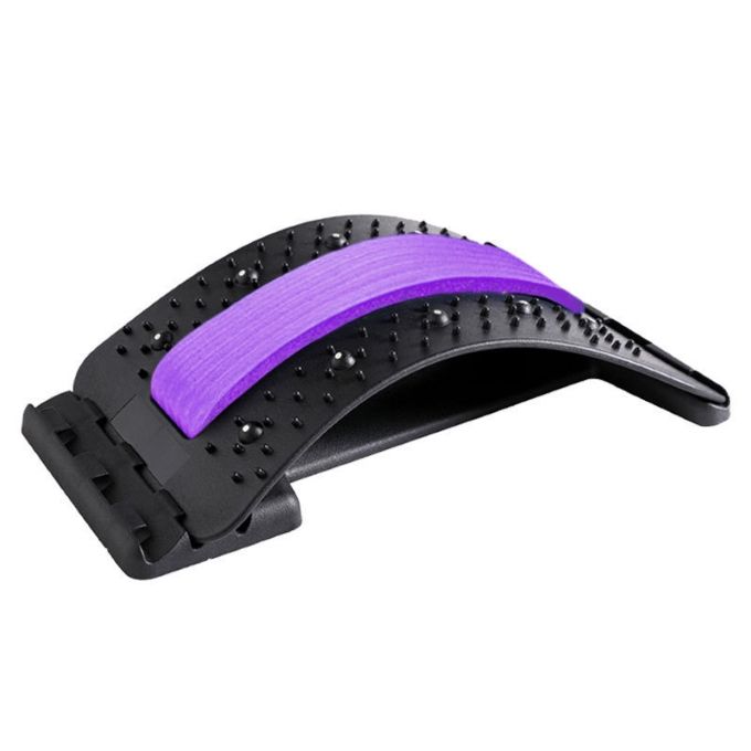 Lumbar Spine Relief Lumbar Stretching Massager-Purple