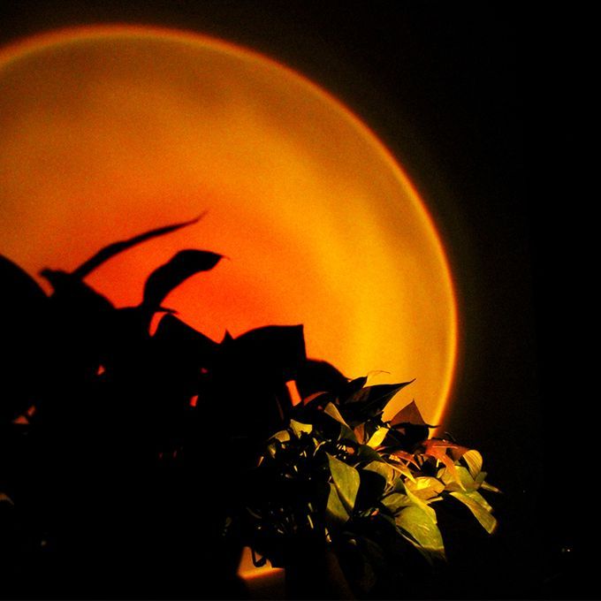 Sunset Projector Lamp, Atmosphere Floor Stand Modern