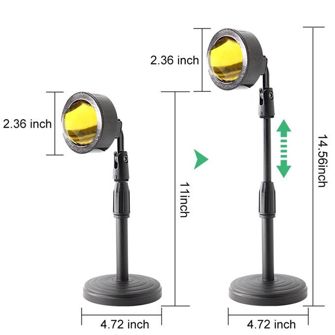 Sunset Projector Lamp, Atmosphere Floor Stand Modern