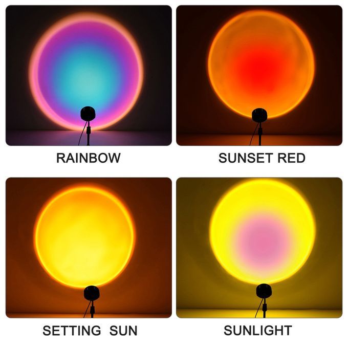 Sunset Projector Lamp, Atmosphere Floor Stand Modern
