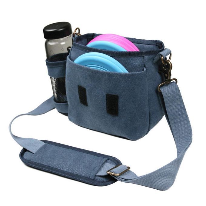 Disc Bags With Bottle Holder Accessories Golf Disc Bag For Dark Blue