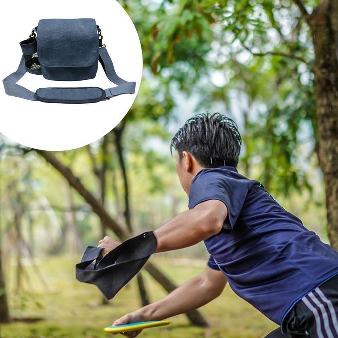 Disc Bags With Bottle Holder Accessories Golf Disc Bag For Dark Blue