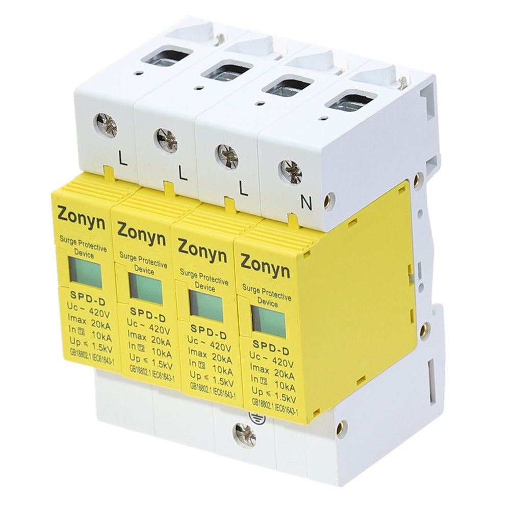 Quality High Surge Protector 420V House SPD 4P 10KA~20KA