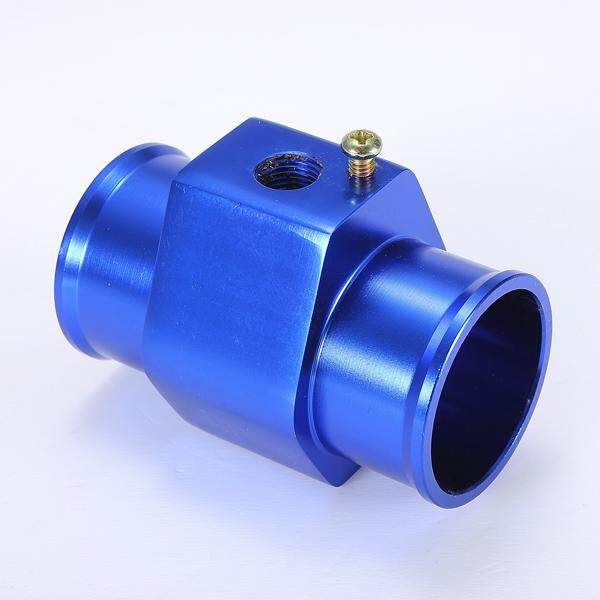 34mm Blue Car Water Temperature Temp Sensor Hose Joint Pipe 34mm