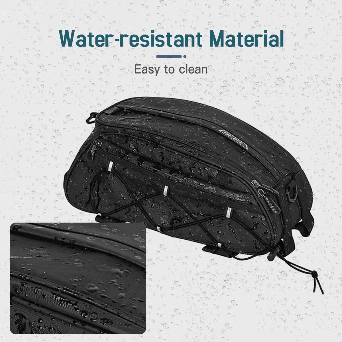 Waterproof Bicycle Rear Seat Bag Cooler Bag Bike Rack Bag Trunk Bag Cycling Cargo Luggage Bag Pannier Shoulder Bag