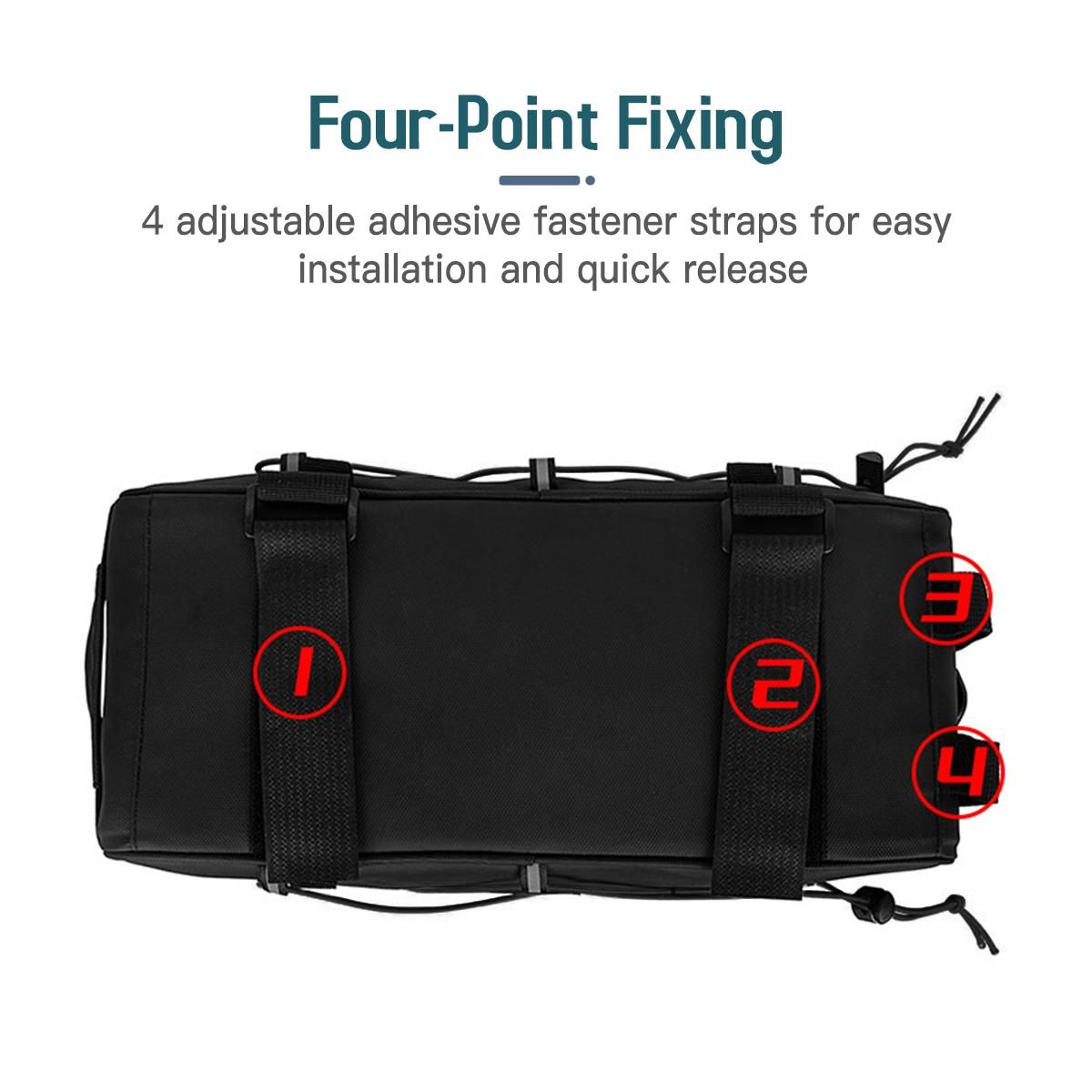 Waterproof Bicycle Rear Seat Bag Cooler Bag Bike Rack Bag Trunk Bag Cycling Cargo Luggage Bag Pannier Shoulder Bag