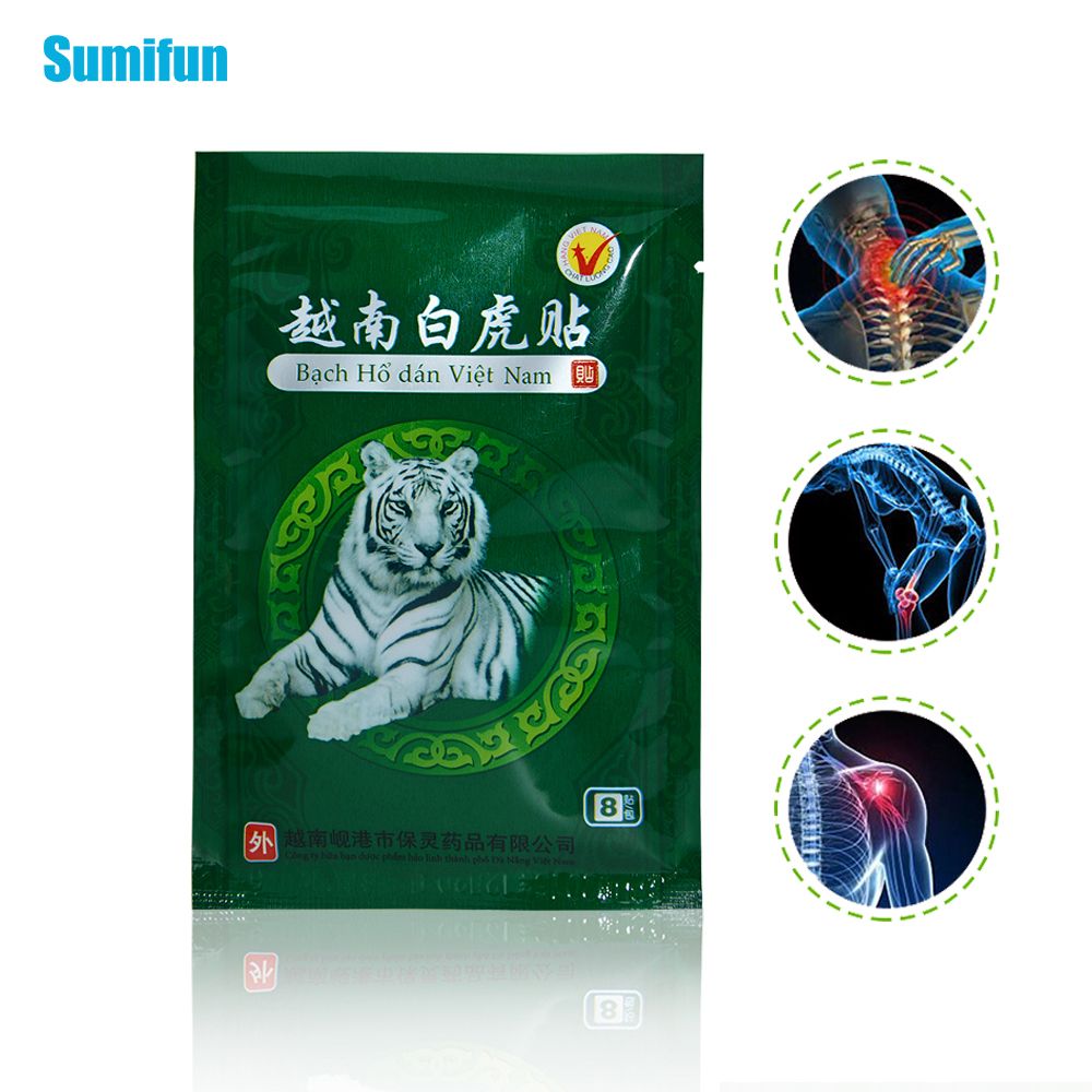 Muscle Balm Tiger Massager White Relaxation Neck Plaster Arthritis Massage 48Pcs Rthritis Pain Vietnam D0965 Body Relief Patch