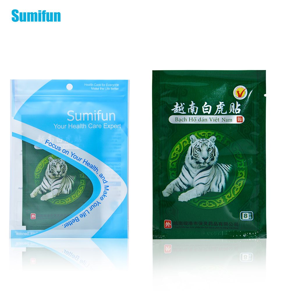 Muscle Balm Tiger Massager White Relaxation Neck Plaster Arthritis Massage 48Pcs Rthritis Pain Vietnam D0965 Body Relief Patch