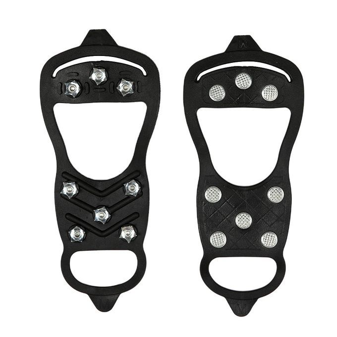 1 Pair Shoe Ice Cleats 8Teeth For Walk On Ice Snow And Freezing Mud