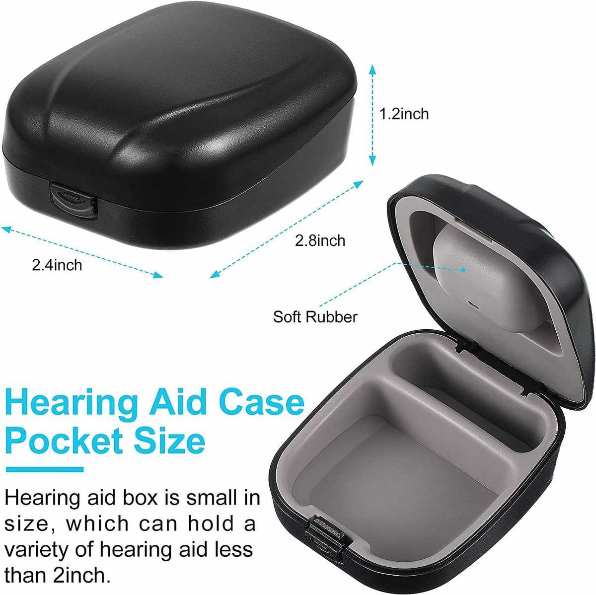 Portable Drop Resistance Hearing Aid Protective Storage Box