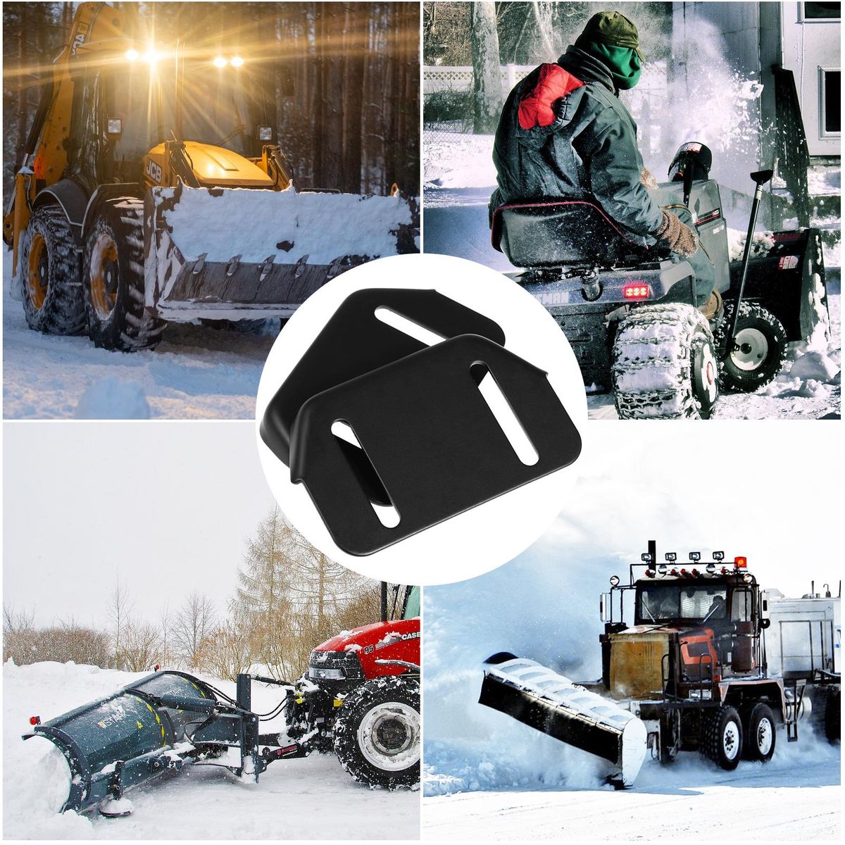 784-5580 Snow Thrower Slide Shoes 2 Pack Skid Shoes with Mounting Hardware for MTD 784-5580-0637 Fits for Cub Cadet Yardman Snow Blower