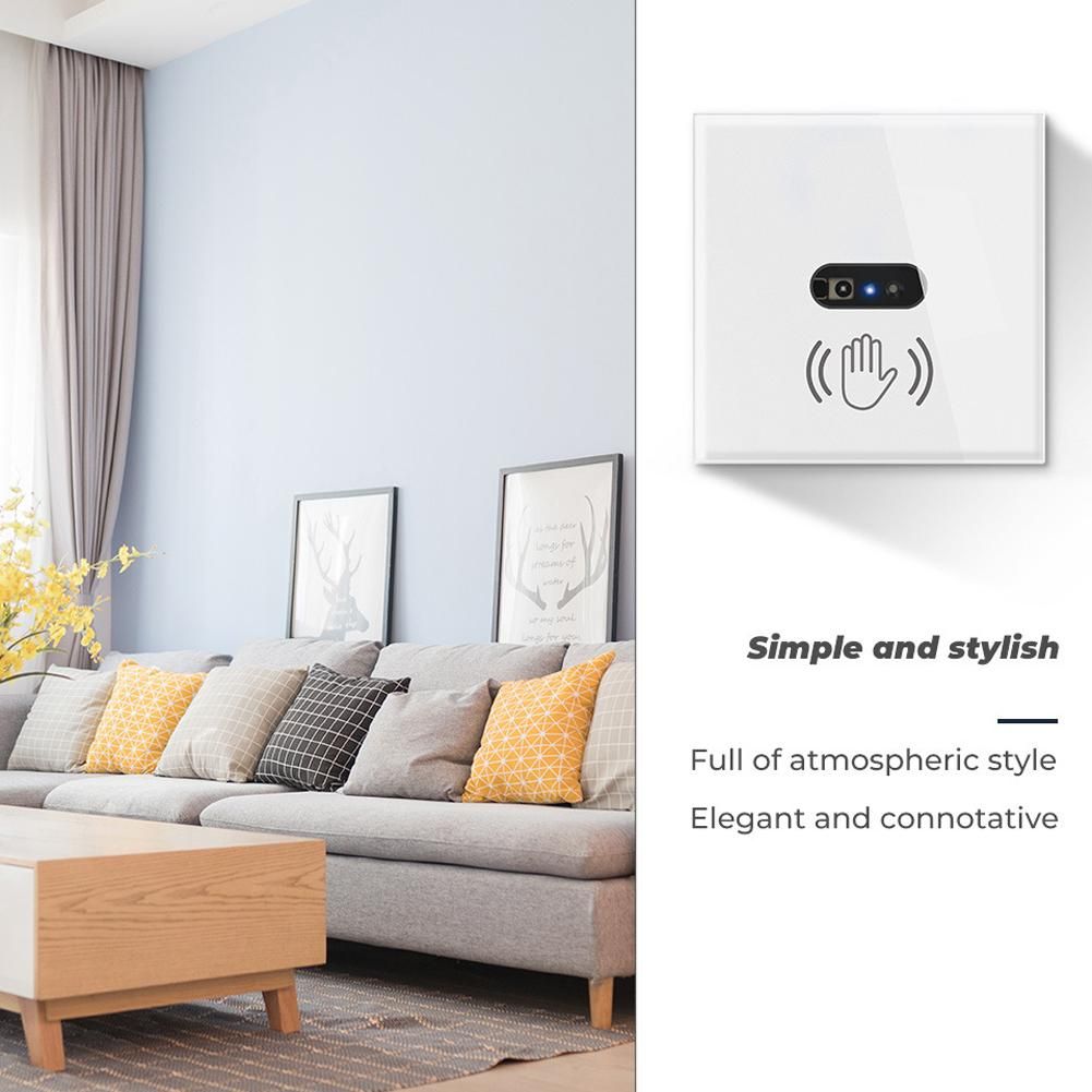 Motion Sensor Switch PIR Infrared Control ON/Off Lamp Lighting Switch Intelligent Infrared Induction Detector Wall Light Switch