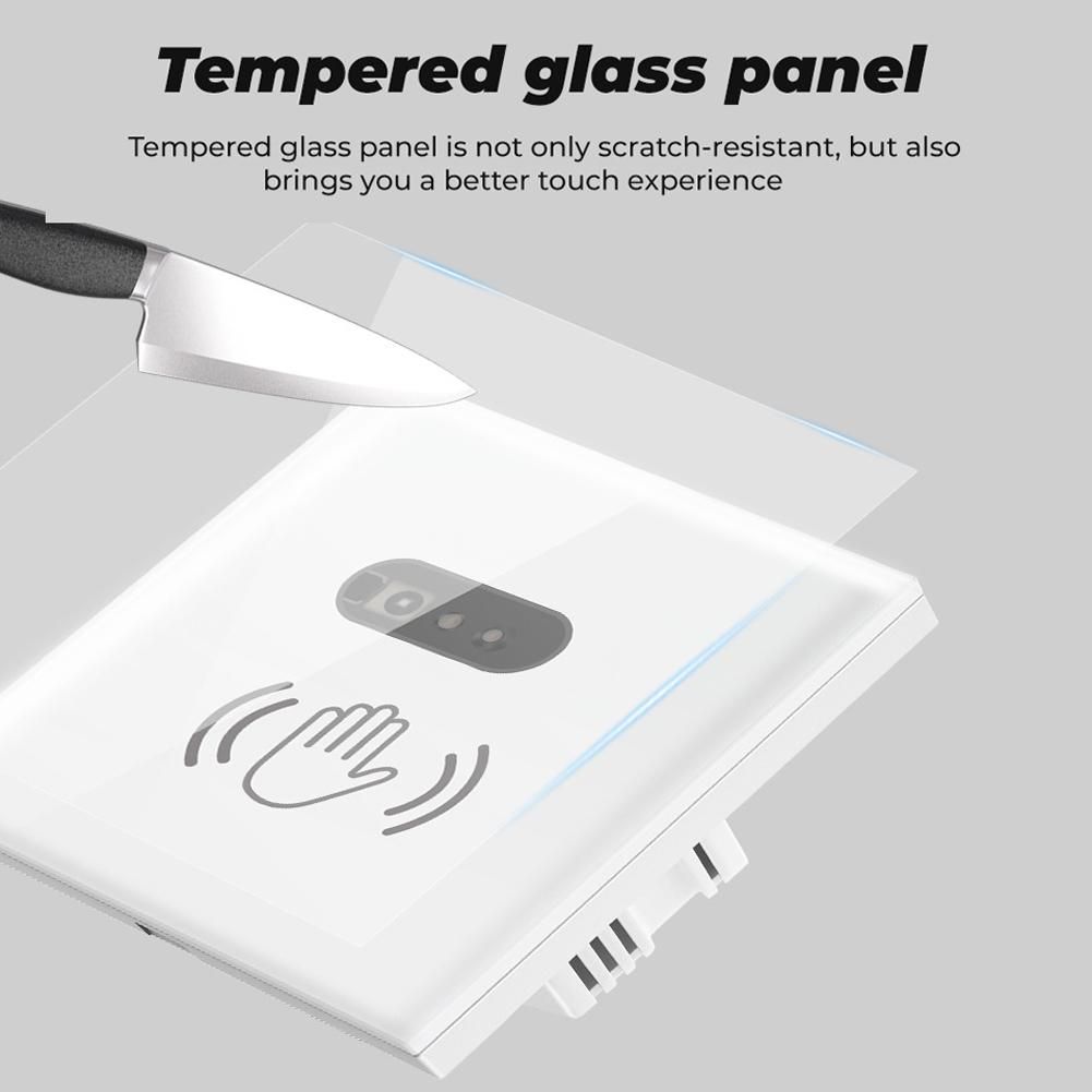 Motion Sensor Switch PIR Infrared Control ON/Off Lamp Lighting Switch Intelligent Infrared Induction Detector Wall Light Switch