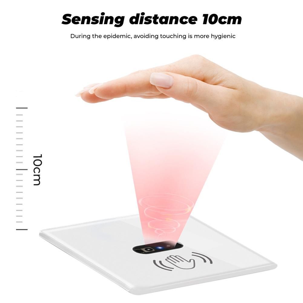Motion Sensor Switch PIR Infrared Control ON/Off Lamp Lighting Switch Intelligent Infrared Induction Detector Wall Light Switch