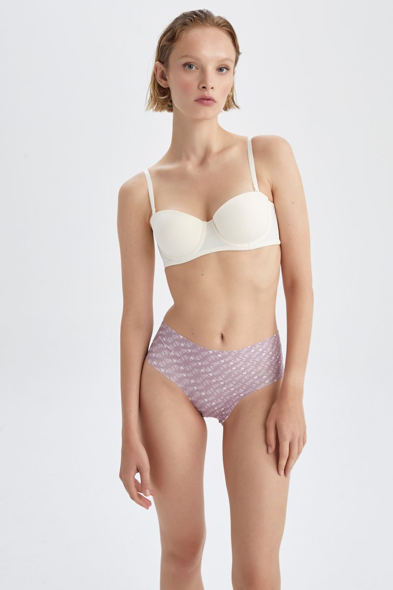 Woman - Hipster Underwear Slip-Ruby Red