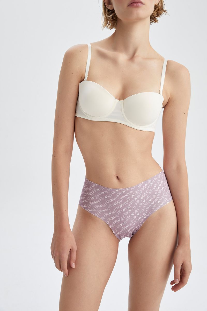 Woman - Hipster Underwear Slip-Ruby Red
