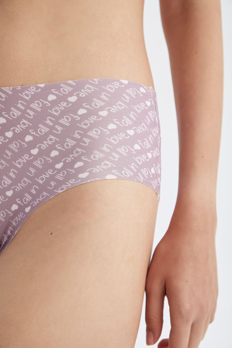 Woman - Hipster Underwear Slip-Ruby Red