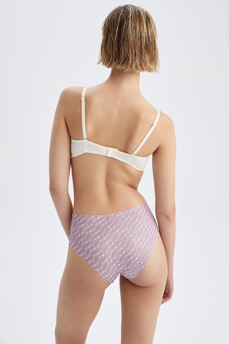 Woman - Hipster Underwear Slip-Ruby Red