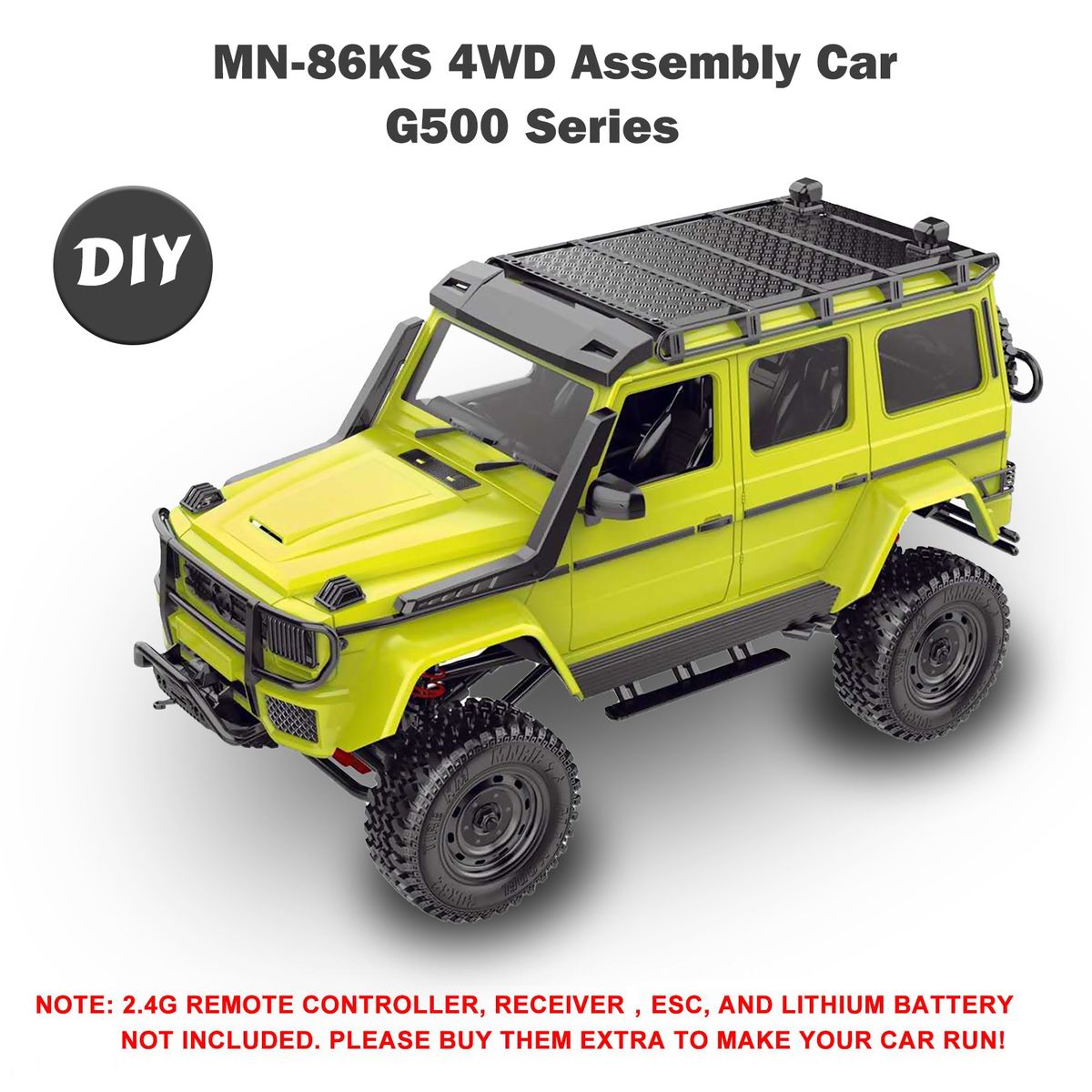 MN-86KS G500 Assembly Car 1/12 RC Climbing Car Kit DIY Car
