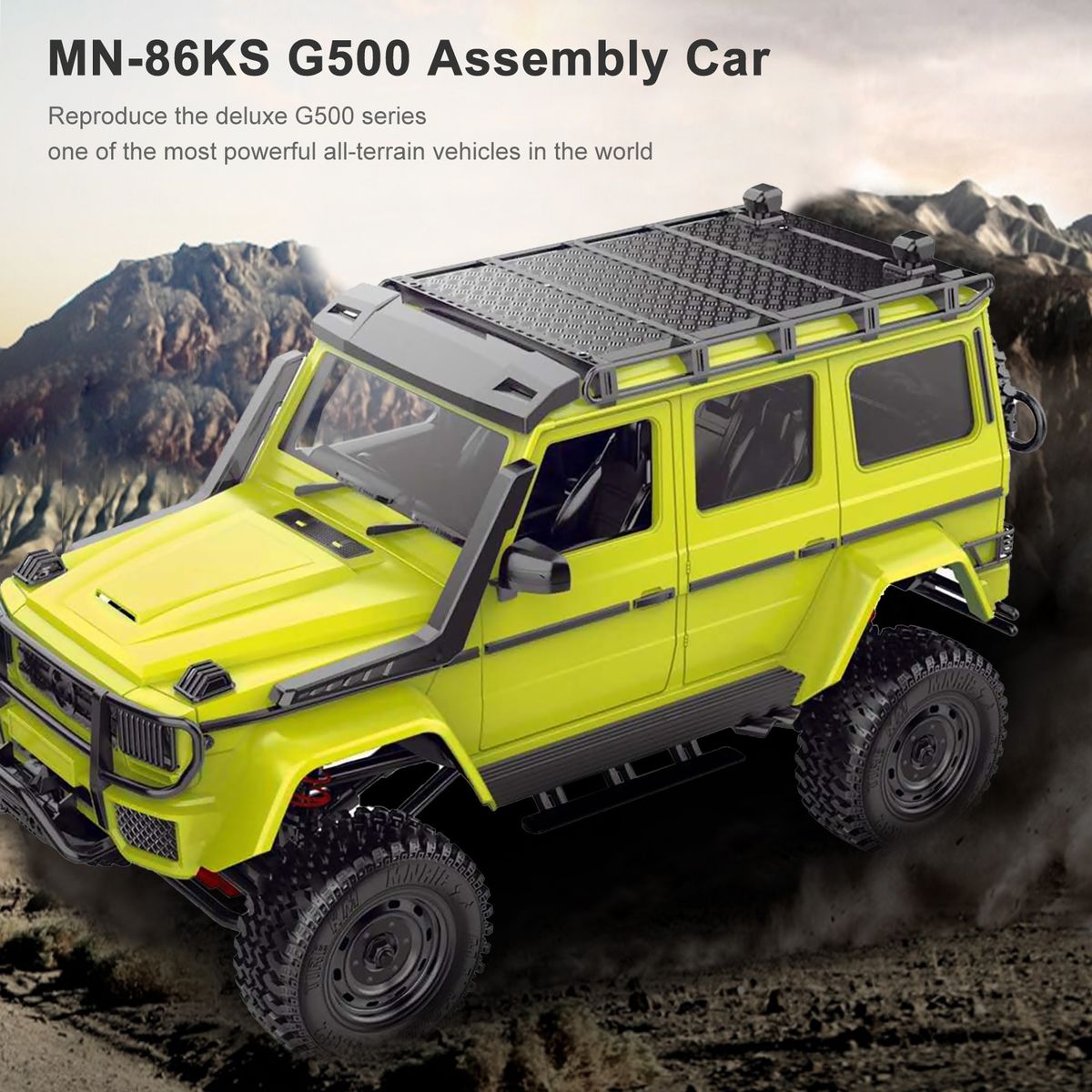 MN-86KS G500 Assembly Car 1/12 RC Climbing Car Kit DIY Car