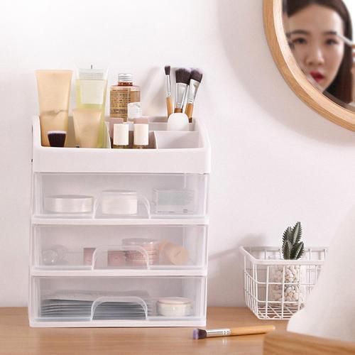 Makeup Organizer Drawers Plastic Cosmetic Storage Box Jewelry Container Make Up Case Makeup Brush Holder Organizers Box