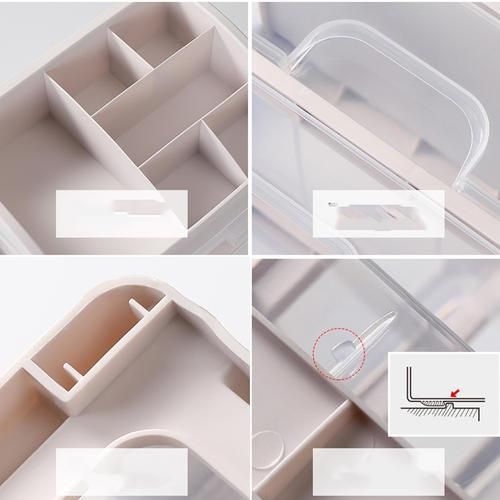 Makeup Organizer Drawers Plastic Cosmetic Storage Box Jewelry Container Make Up Case Makeup Brush Holder Organizers Box