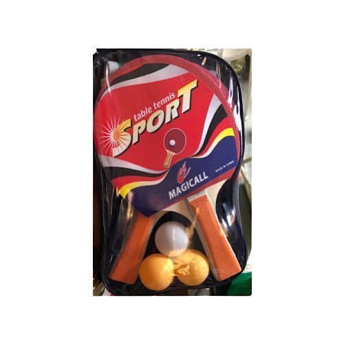 Double Table Tennis Racquet With 3 Balls