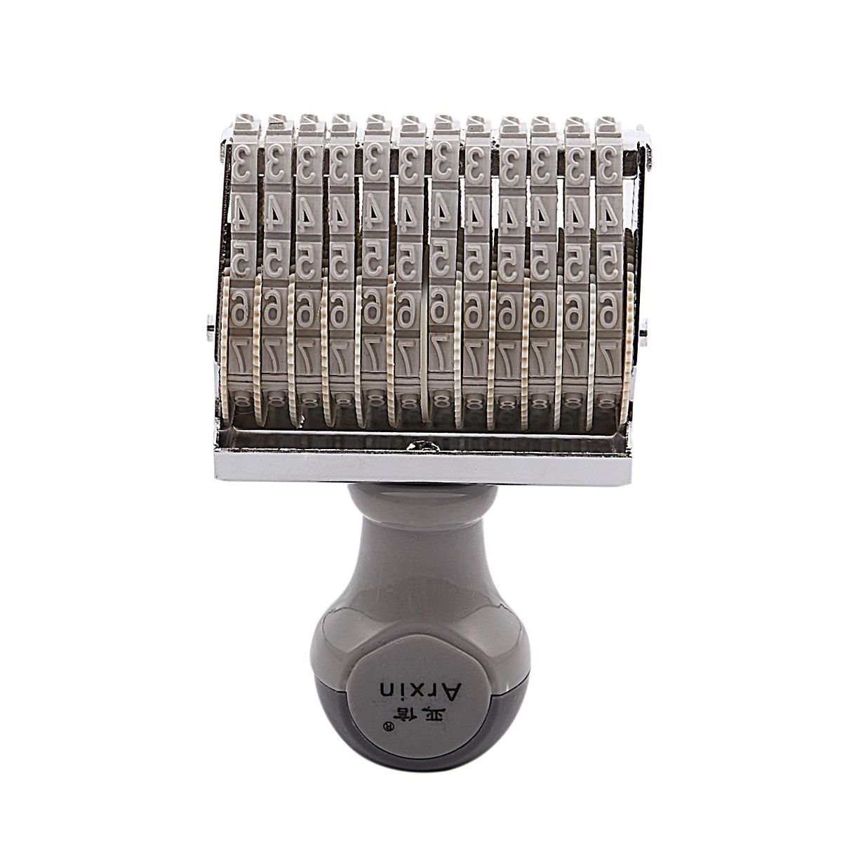 Arxin 12 Band Self Inking Rubber Stamps Numbering Machine,
