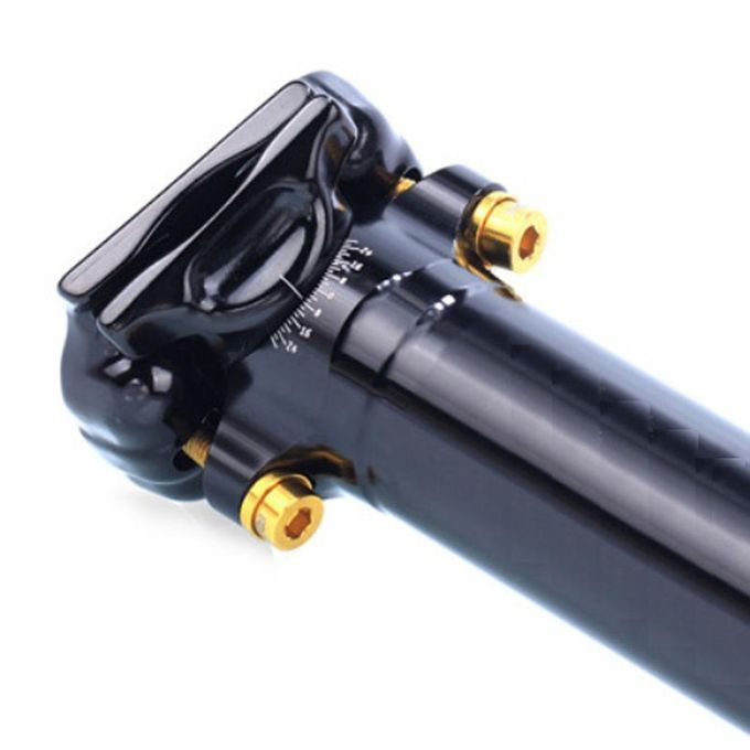 2 Pack M5*30/40MM Bike Seat Post Fixed Bolts Titanium Golden 30mm