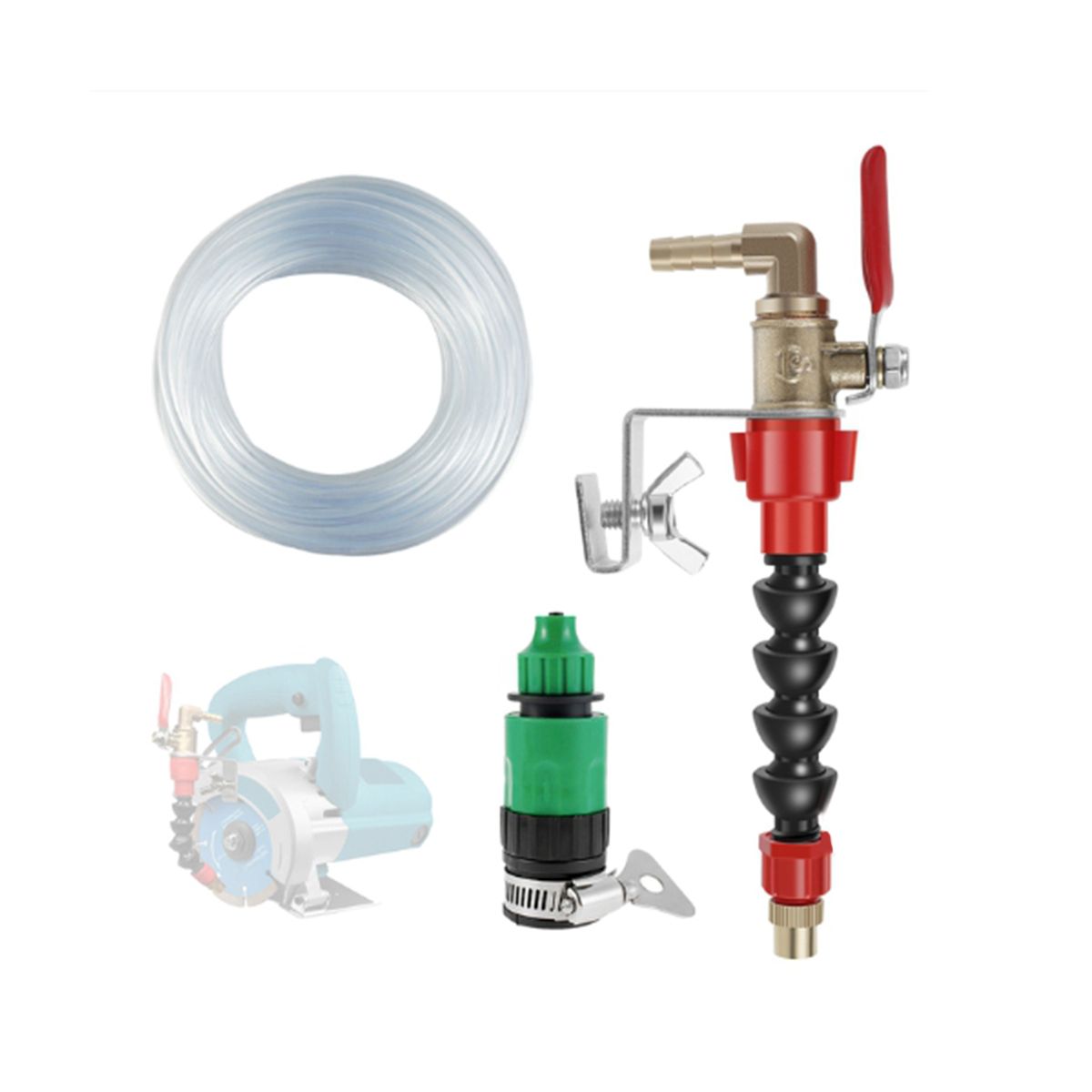 Cutting Machine Misting System Water Sprayer, Adjustable Dust Remover Water Sprayer for Cutting Machine