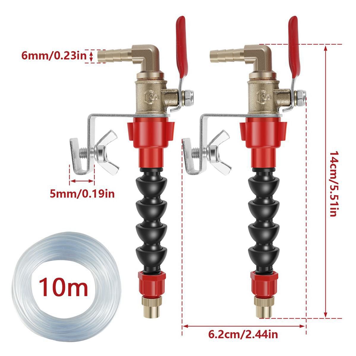 Cutting Machine Misting System Water Sprayer, Adjustable Dust Remover Water Sprayer for Cutting Machine