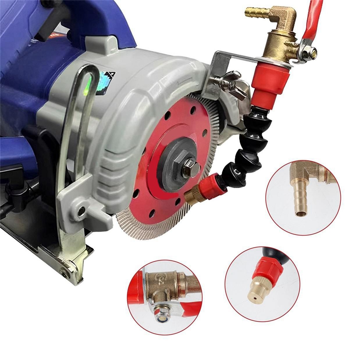 Cutting Machine Misting System Water Sprayer, Adjustable Dust Remover Water Sprayer for Cutting Machine
