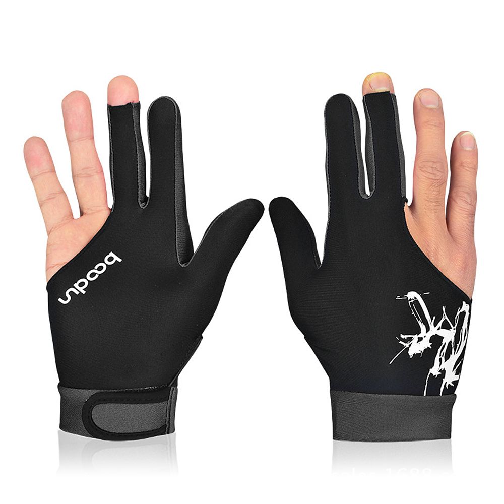 1Piece Billiard Glove 3 Fingers Sports Glove Men