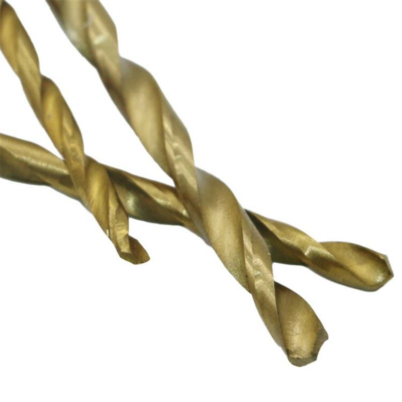 60pcs Twist Drill Bits Set 1.0/1.5/2.0/2.5/3.0/3.5 Mm High Speed Steel Titanium Coated