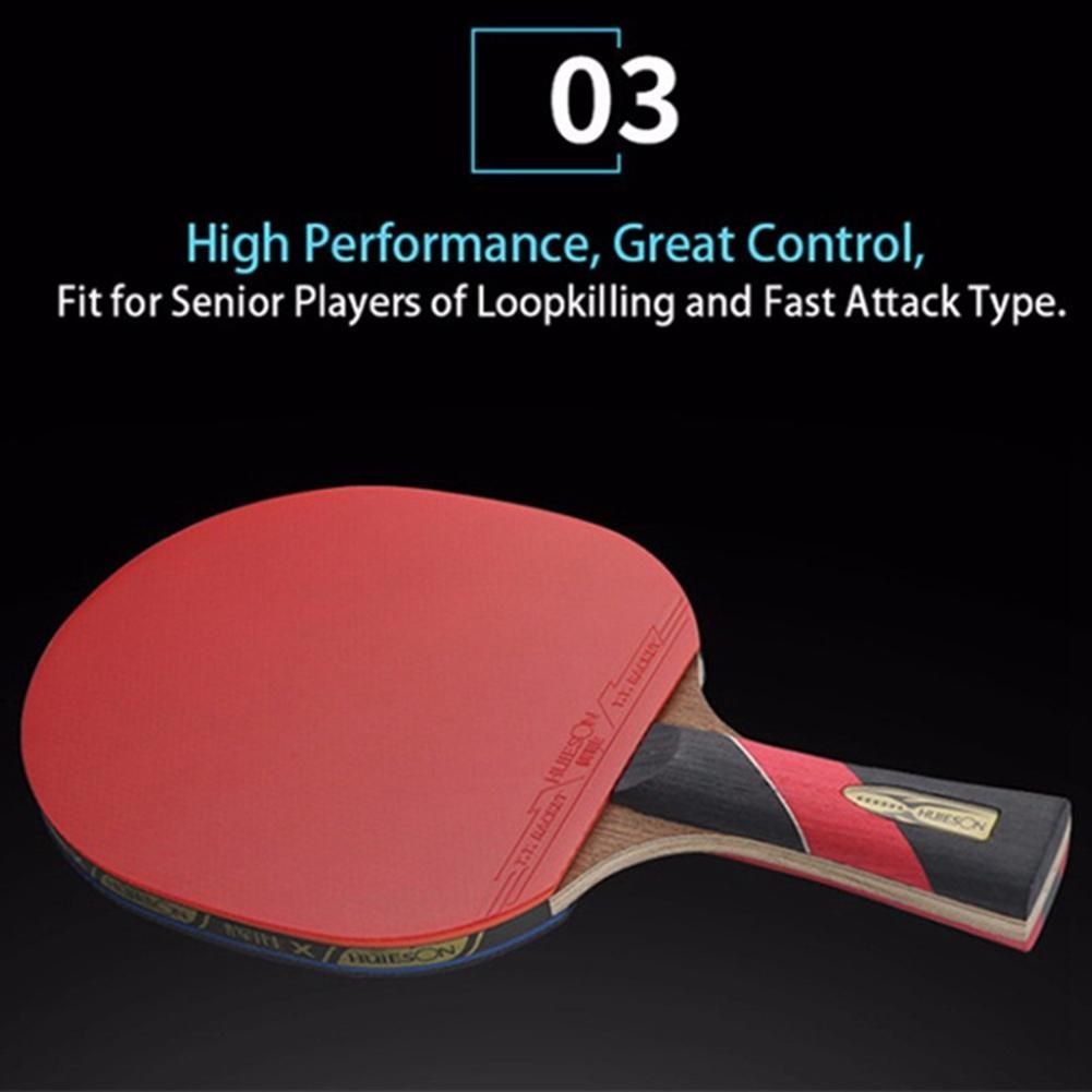 Huieson Powerful Ping Pong Racket Bat,6 Star(Penhold-Hands