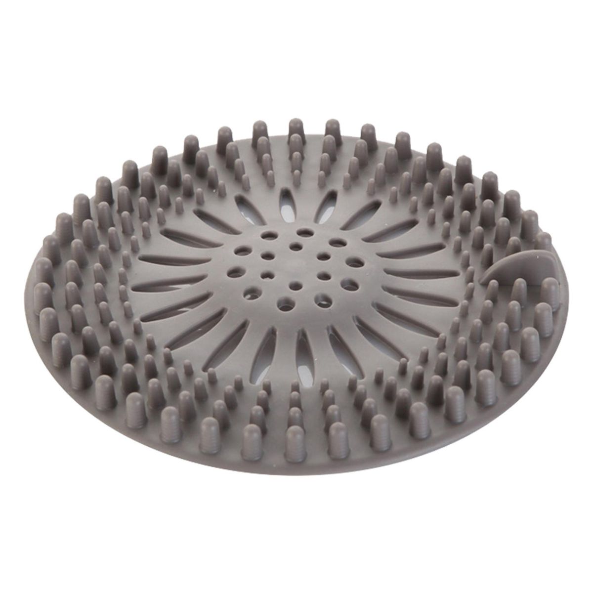 5Pcs Sink Strainer Bathroom Floor Drain Deodorant Mat Hair Trap Filter Grey