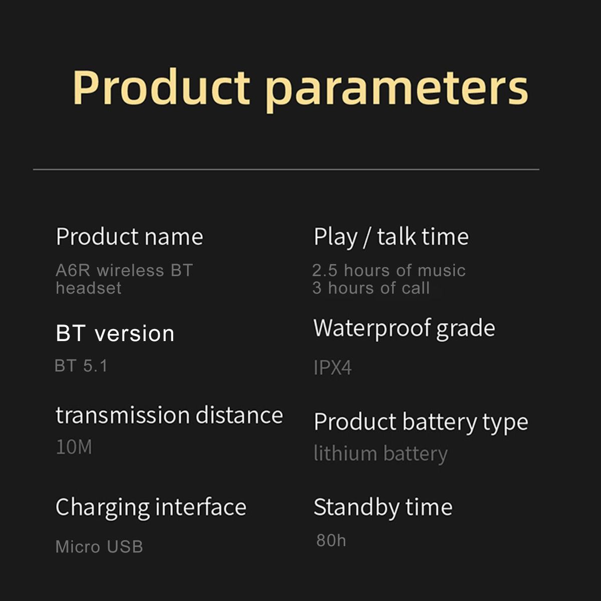 A6R Wireless Earbuds Low Latency BT Earphones Call Noise Reduction Stereo in-Ear Headphones IPX4 Waterproof Sports Earbuds for Music Game Call