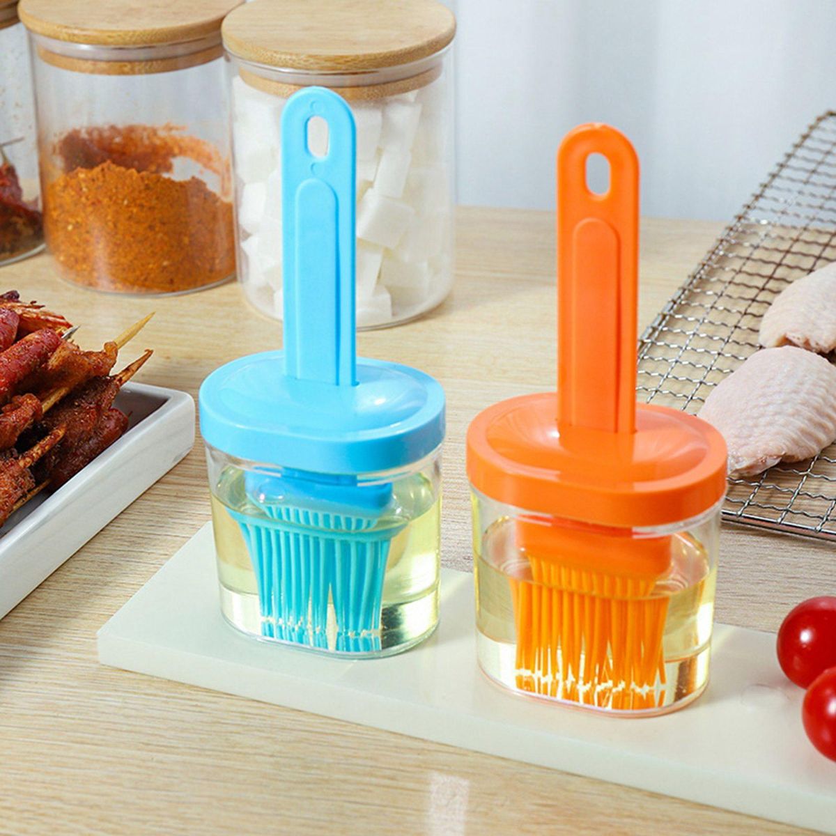 High Temperature Silicone Brush Barbecue Brush Oil Brush F