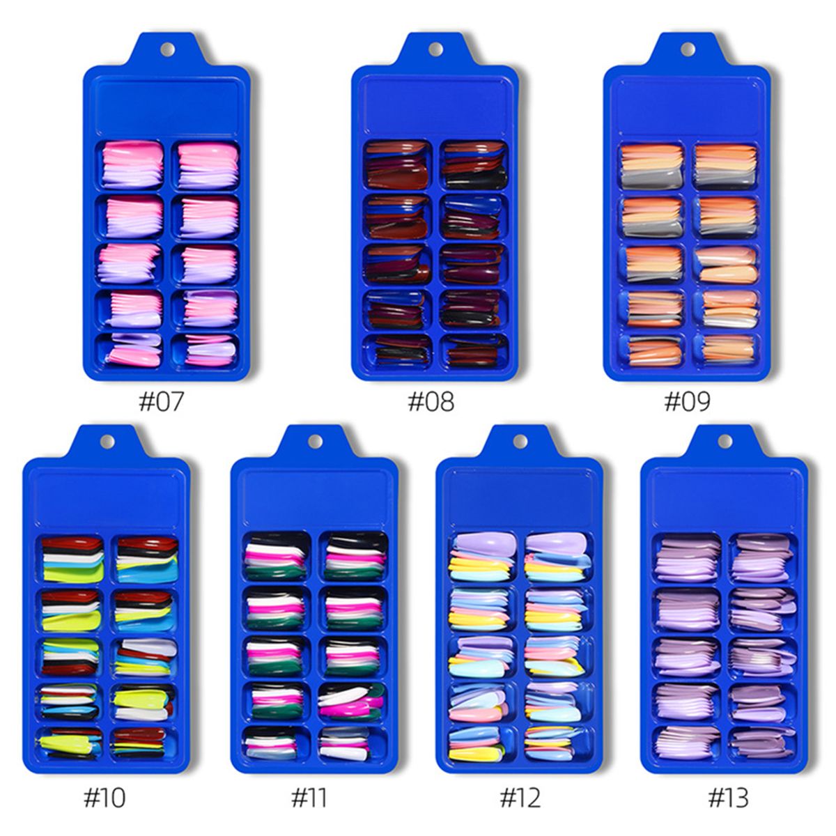 100PCS Nails Tips Clear Acrylic Nail Tips Full Cover False