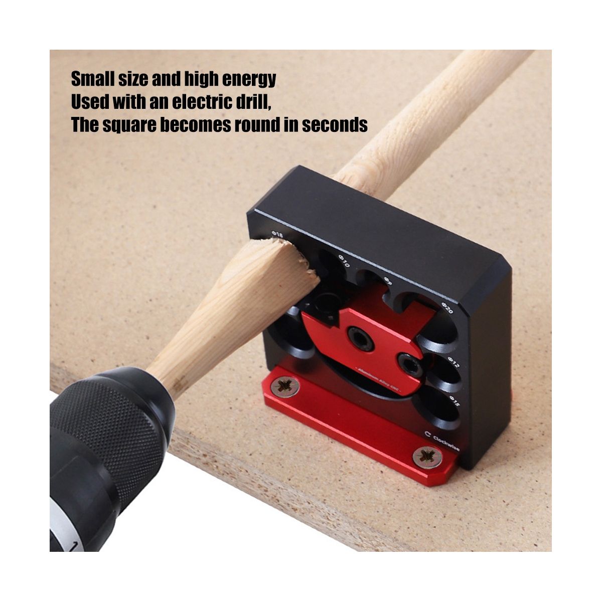 Adjustable Dowel Maker Jig 8Mm-20Mm with Carbide s