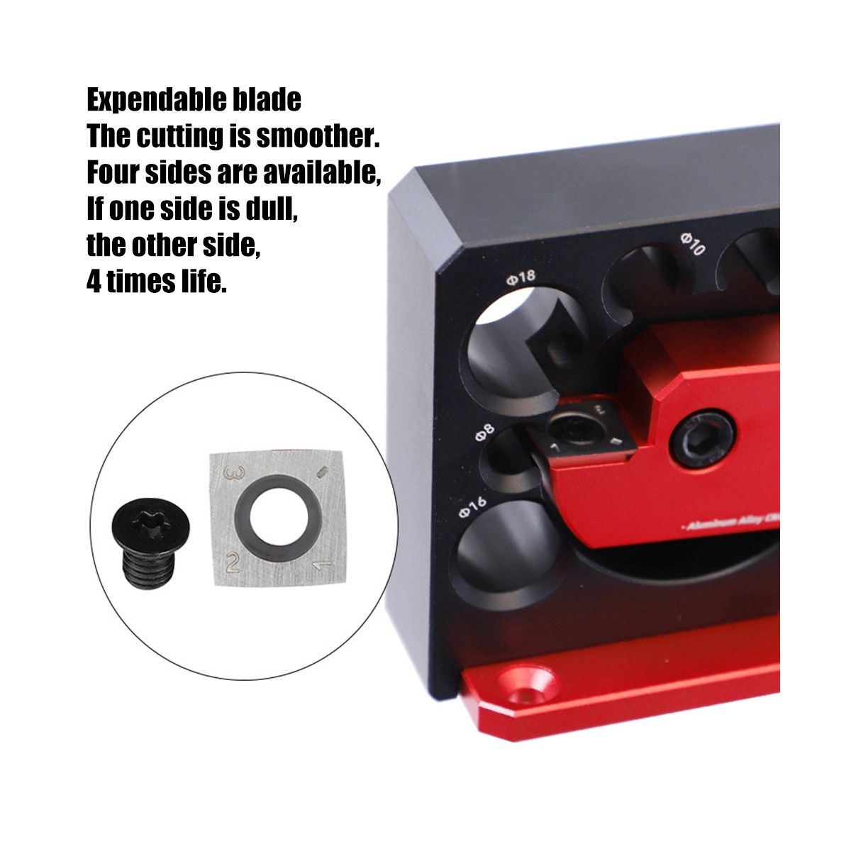 Adjustable Dowel Maker Jig 8Mm-20Mm with Carbide s