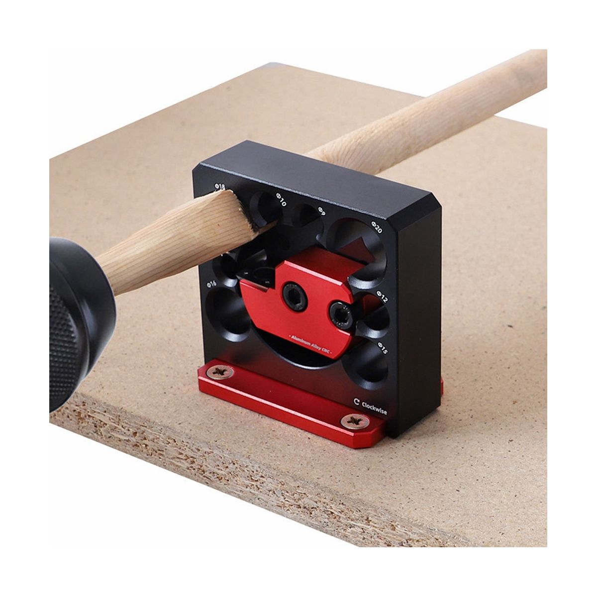 Adjustable Dowel Maker Jig 8Mm-20Mm with Carbide s