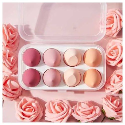 8pcs In Box Makeup Cosmetics Sponge Beauty Blender